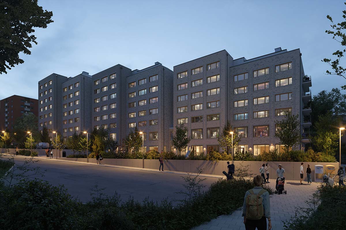 Studentbostäder, förskola, Lappkärrsberget