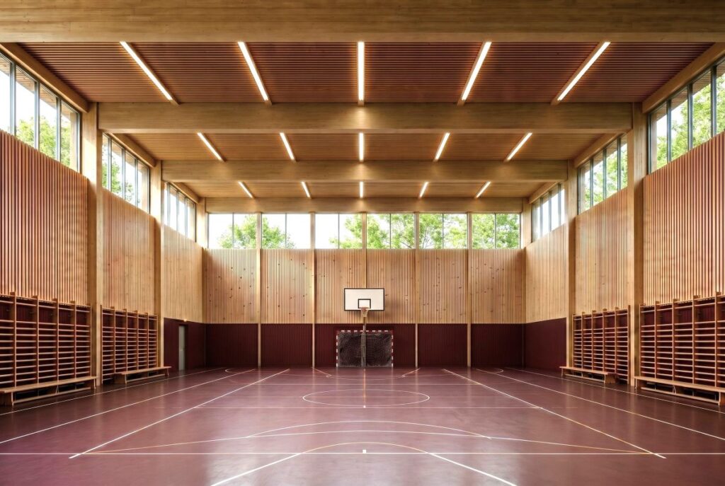 Idrottshall interor_Vertigo Arkitekter