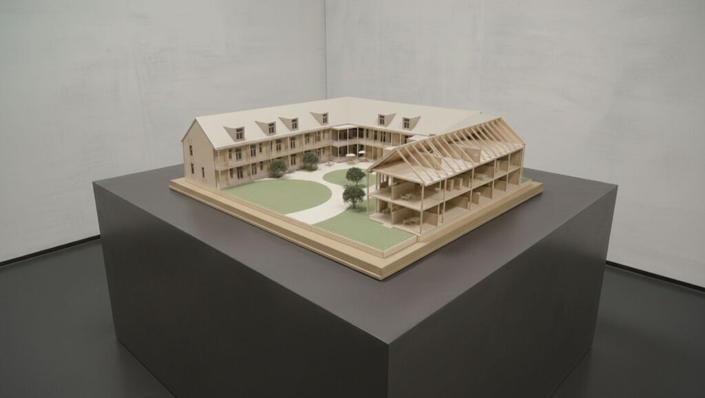 Äldreboendet Valbyrån, träbyggnation, modernt äldreboende, CO2 neutralt, cirkulärt byggande